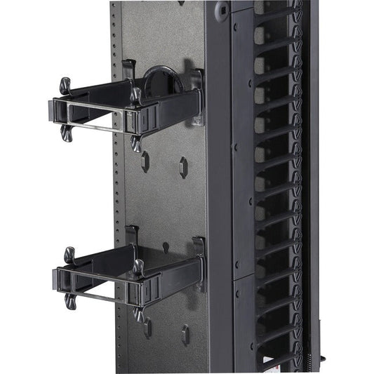 Black Box Vertical It Rackmount Cable Manager - 10 Sets, 6"