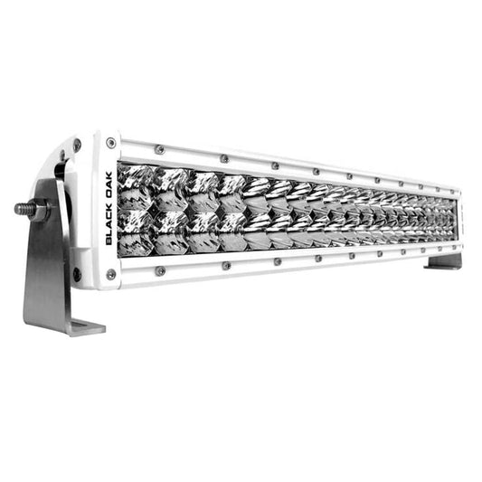 Black Oak Pro Series Curved Double Row Combo 20" Light Bar - White