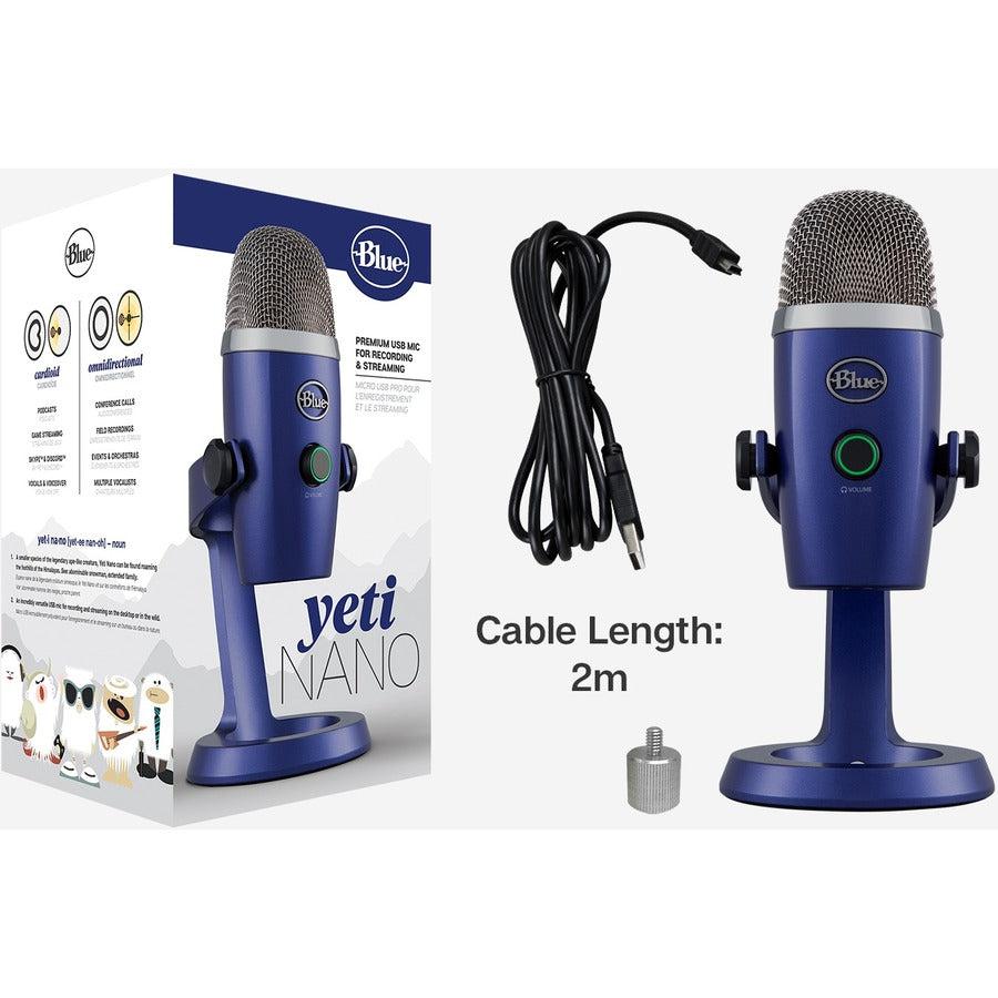 Blue Microphones Blue Yeti Nano Usb Mic Studio Microphone