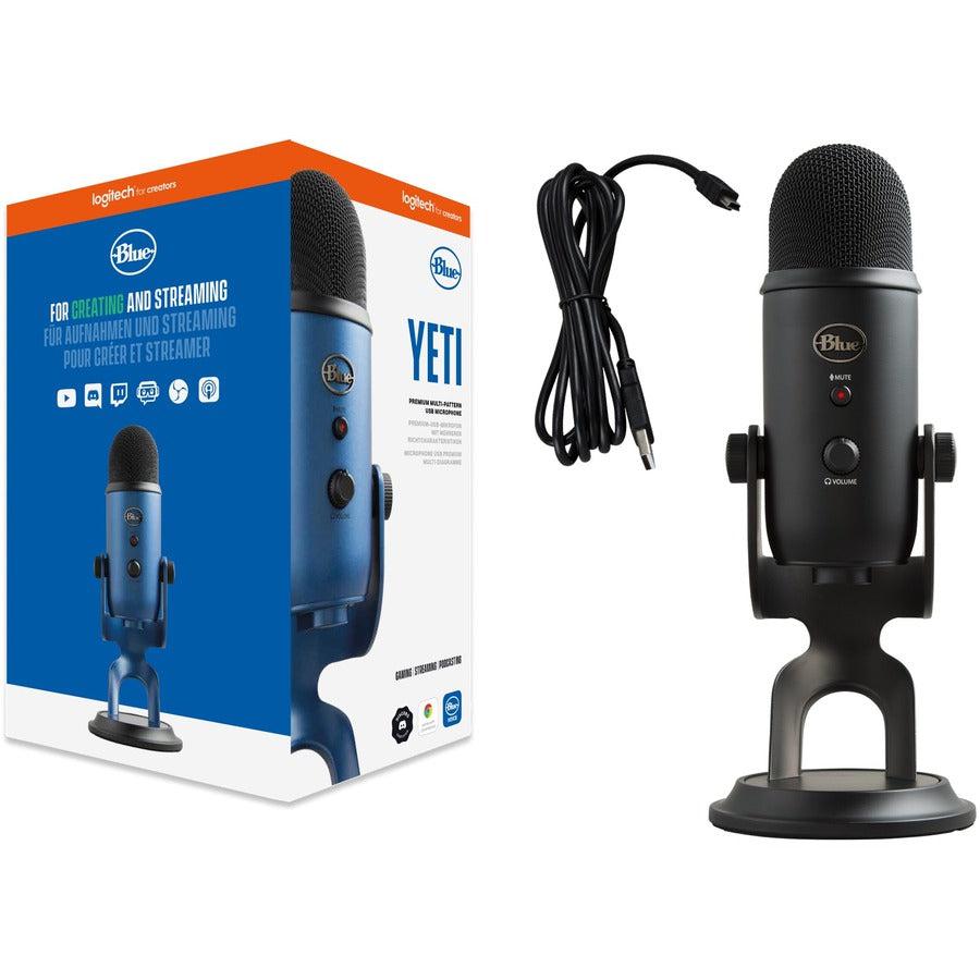 Blue Microphones Blue Yeti Usb Mic Black Table Microphone