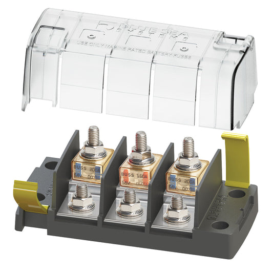 Blue Sea 5194 MRBF Surface Mount 3 Circuit Fuse Block - Independent Source