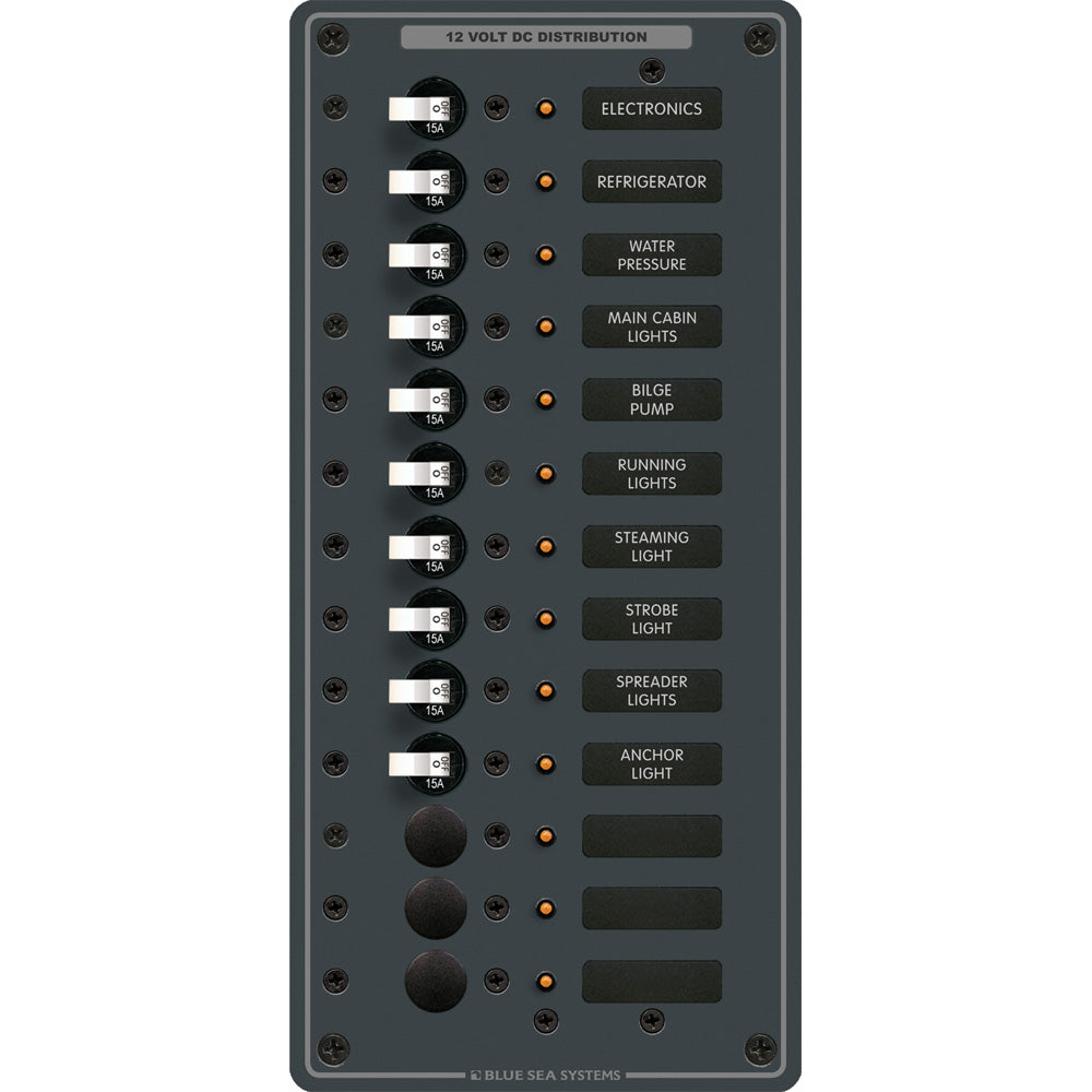 Blue Sea 8376 Panel DC 13 Position Vertical