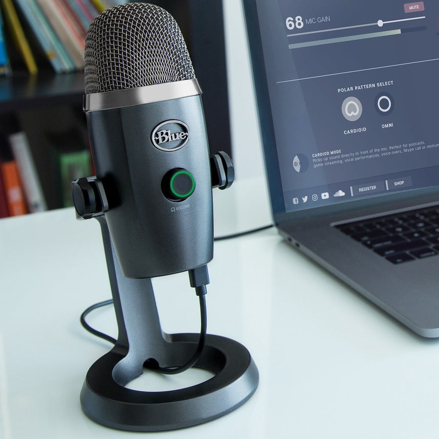 Blue Yeti Nano Usb Mic-Shadow,Grey Yeti Nano