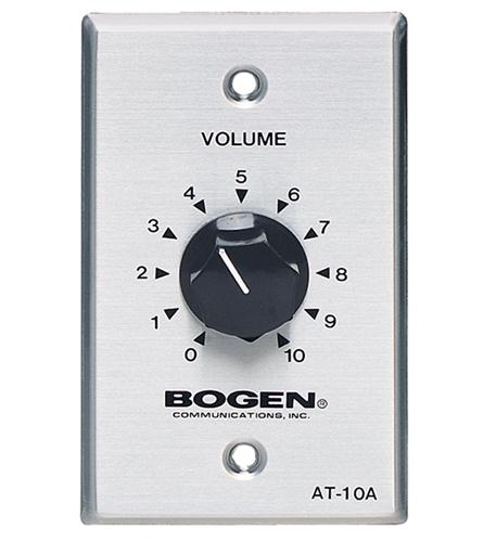 Bogen 10 Watt Attenuator Single Gang BG-AT10A