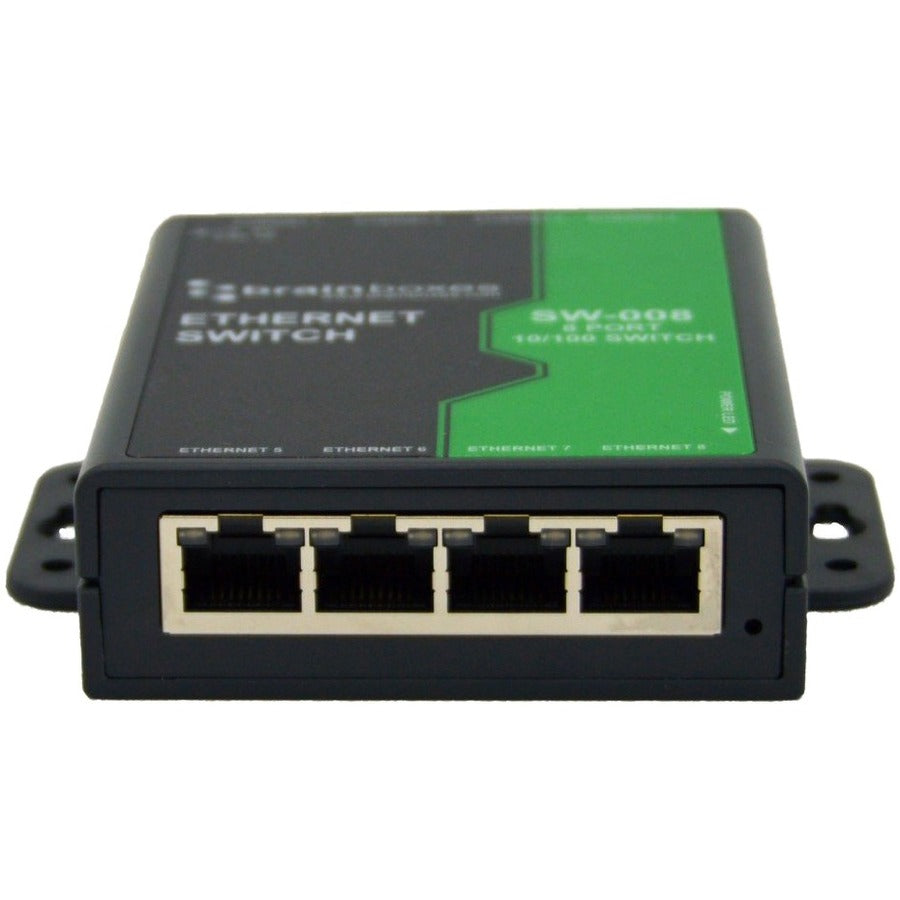 Brainboxes 8 Port Unmanaged Ethernet Switch Wall Mountable