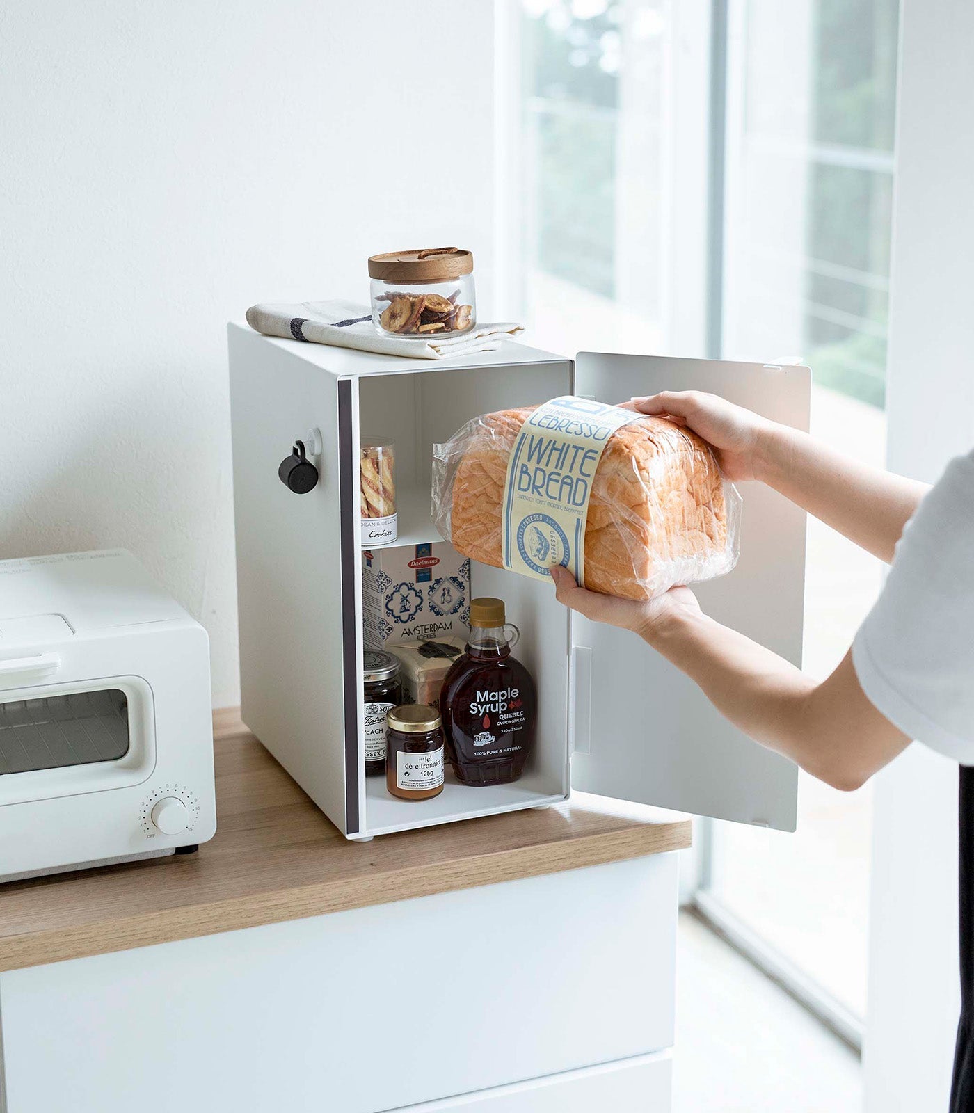 Bread Box - Two Styles - Steel + Wood