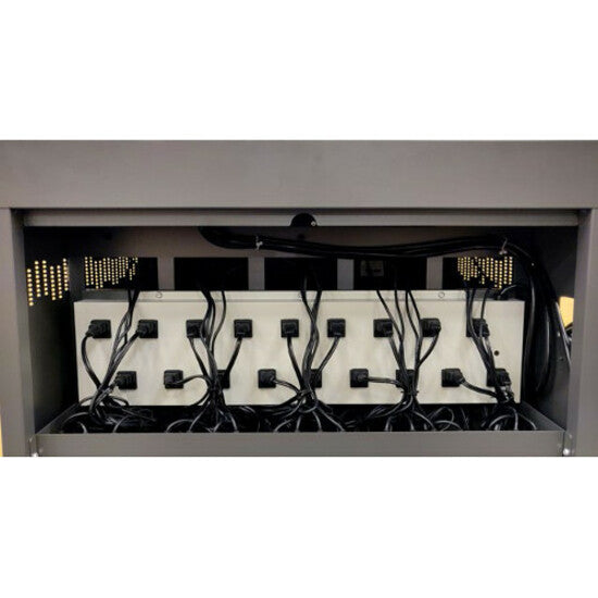 Bretford Pre-Wired Cube Cart Tvc36Usbc-Gra
