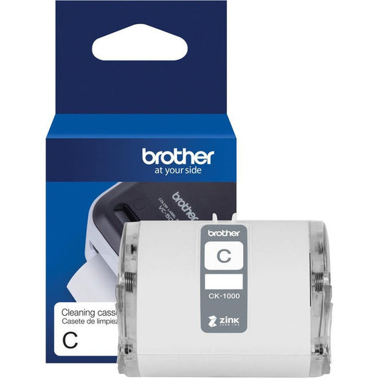 Brother Genuine CK-1000 ~ 2 (1.97") 50 mm wide x 6.5 ft. (2 m) Cleaning Roll for Brother VC-500W Label and Photo Printers