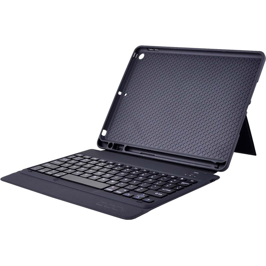 Bt Folio Keyboard Ipad 10.2In,Fits Ipad Gen 7 And Gen 8 - Black