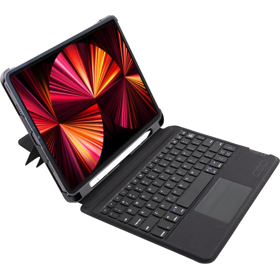 Bt Keyboard Ipad Pro 12.9 Gen 5,Wireless Keyboard Folio W Trackpad