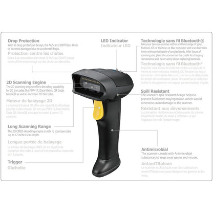 Bt Medgrade 2D Barcode Handheld,Scanner