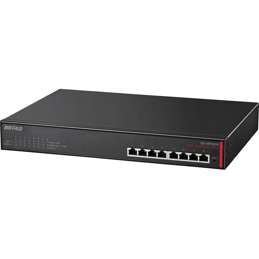 Buffalo Bs-Mp2008 Network Switch Managed L2 10G Ethernet (100/1000/10000) 19U Black