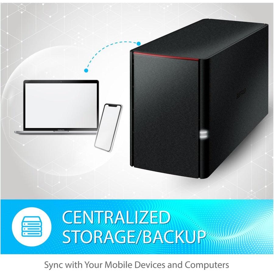 Buffalo Linkstation 220 8Tb Personal Cloud Storage With Hard Drives Included