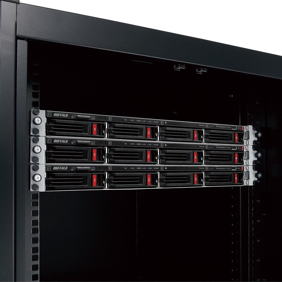 Buffalo TeraStation 3420RN Rackmount 32TB NAS Hard Drives Included (4 x 8TB, 4 Bay)