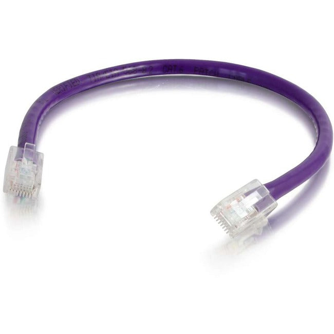 C2G 10 Ft Cat6 Non Booted Utp Unshielded Network Patch Cable - Purple