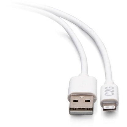 C2G 10Ft Lightning To Usb A - Power, Sync And Charging Cable - Mfi - White