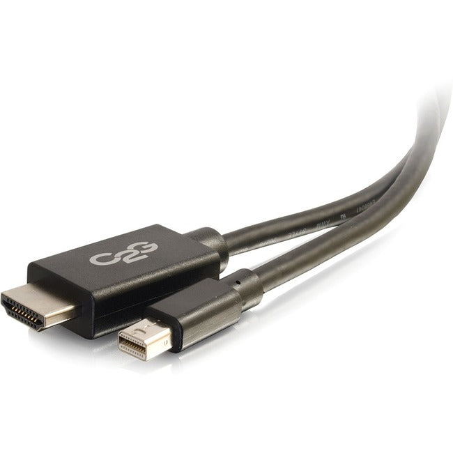 C2G 10Ft Mini Displayport To Hdmi Adapter Cable - Black - Taa - 4K - 10 Foot Min