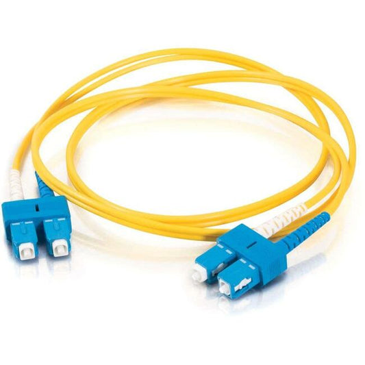 C2G 10M Sc-Sc 9/125 Duplex Single Mode Os2 Fiber Cable - Yellow - 33Ft Os2 Cable