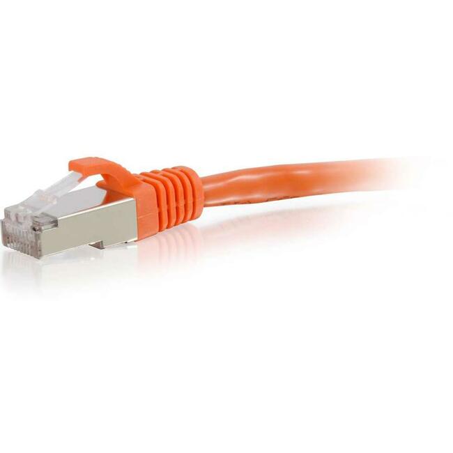 C2G 12Ft Cat6 Snagless Shielded (Stp) Network Patch Cable - Orange