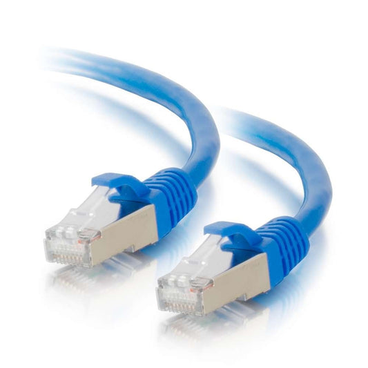 C2G 150Ft Cat5E Molded Shielded (Stp) Network Patch Cable - Blue