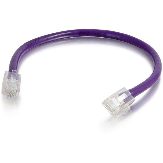 C2G 25 Ft Cat6 Non Booted Utp Unshielded Network Patch Cable - Purple