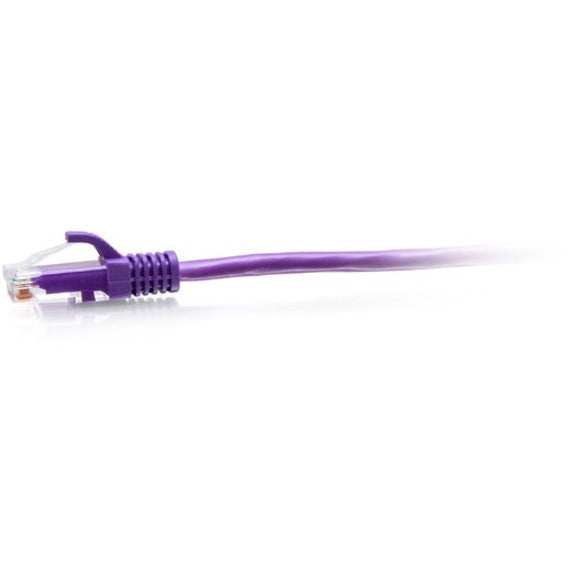 C2G 25Ft Cat6A Snagless Unshielded (Utp) Slim Ethernet Patch Cable - Purple