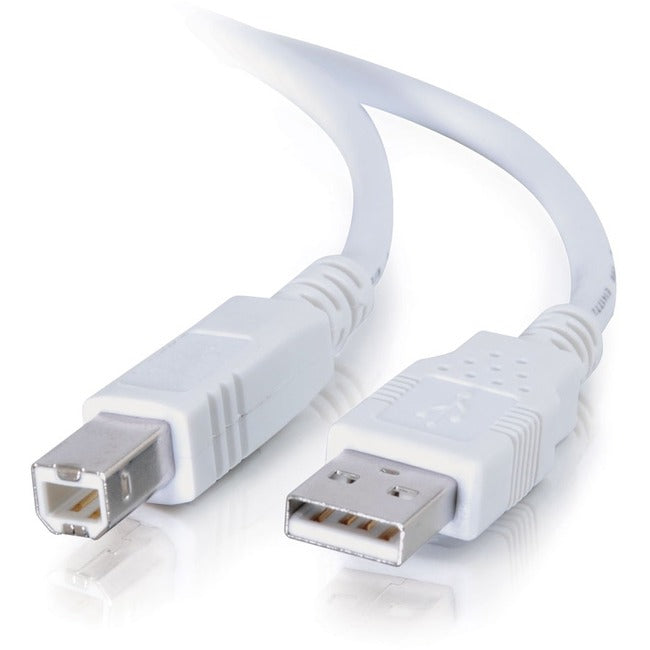 C2G 2M Usb Cable-Usb 2.0 A To B Cable White (6.6Ft)-Connect Your Usb Device To T