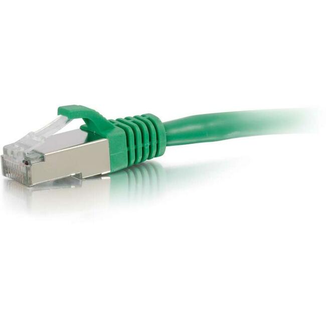 C2G 35Ft Cat6 Snagless Shielded (Stp) Network Patch Cable - Green