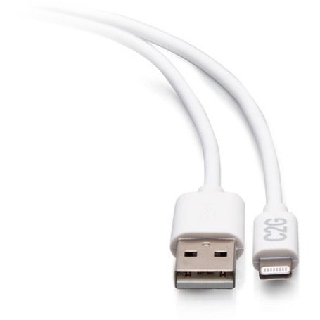 C2G 3Ft Lightning To Usb A - Power, Sync And Charging Cable - Mfi - White