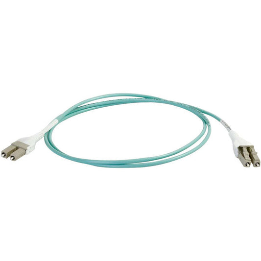 C2G 3M Lc Uniboot 10Gb 50/125 Om3 Duplex Multimode Fiber Cable - Aqua