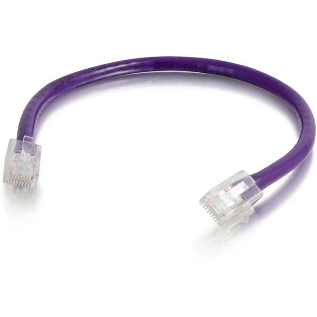 C2G 6 Ft Cat6 Non Booted Utp Unshielded Network Patch Cable - Purple