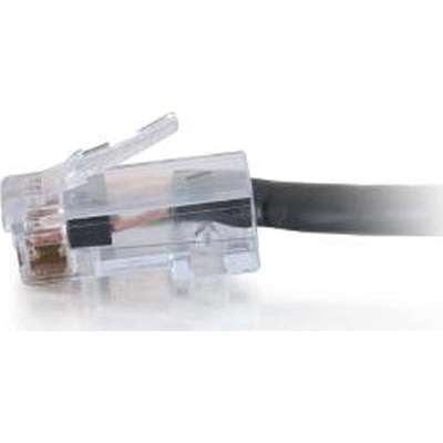 C2G 75Ft Cat6 Non-Booted Network Patch Cable (Plenum-Rated) - Black