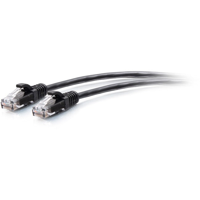 C2G 9Ft Cat6A Snagless Unshielded (Utp) Slim Ethernet Patch Cable - Black