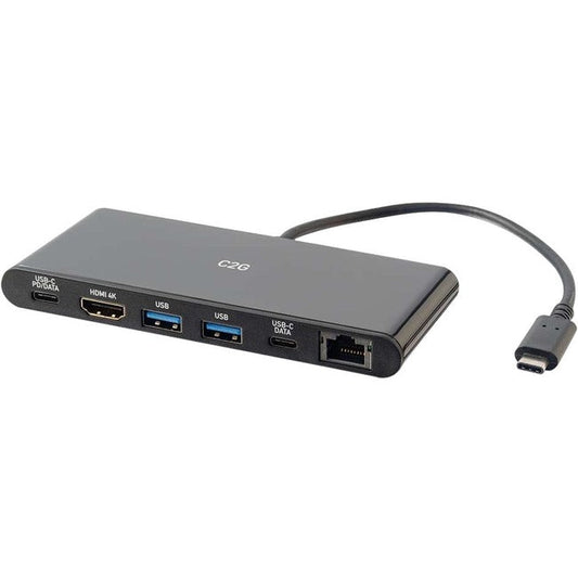 C2G Usb C Dock With 4K Hdmi, Ethernet, Usb & Power Delivery Up To 60W