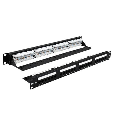 CAT5E PATCH PANEL 24 PORT WAV-5EPP24