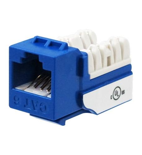 CAT6 JACK BLUE WAV-6EKSJBL