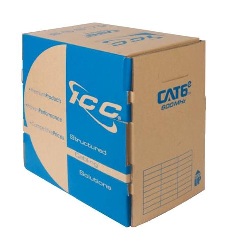 CAT6e CMR PVC Cable Blue ICC-ICCABR6EBL