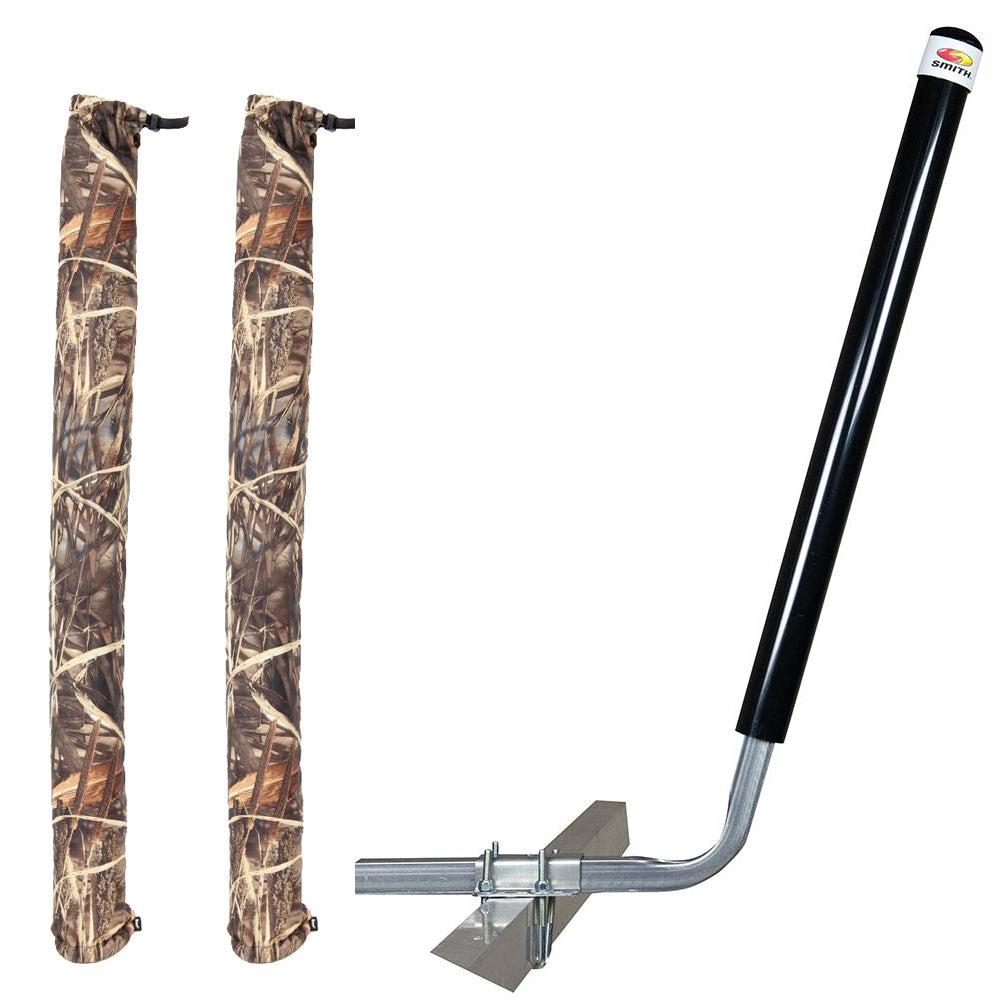 C.E. Smith Angled Post Guide-On - 40" - Black w/FREE Camo Wet Lands 36" Guide-On Cover