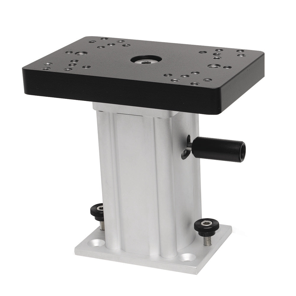 Cannon Aluminum Swivel Base Downrigger Pedestal - 6"