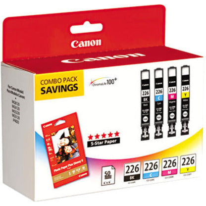 Canon Cli-226 Original Ink Cartridge - Black, Cyan, Magenta, Yellow