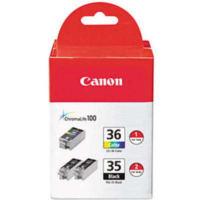 Canon Cli-36/Pgi-35 Ink Cartridge - Black, Color