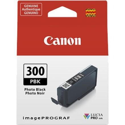 Canon LUCIA PRO PFI-300 Original Inkjet Ink Cartridge - Single Pack - Photo Black - 1 Pack