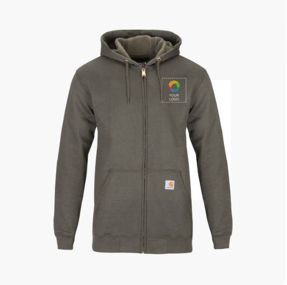 Carhartt® Loose-Fit Midweight Zip-Up Hoodie – Durable, Comfortable, and Ready for Any Task