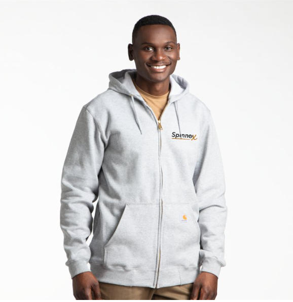 Carhartt® Loose-Fit Midweight Zip-Up Hoodie – Durable, Comfortable, and Ready for Any Task