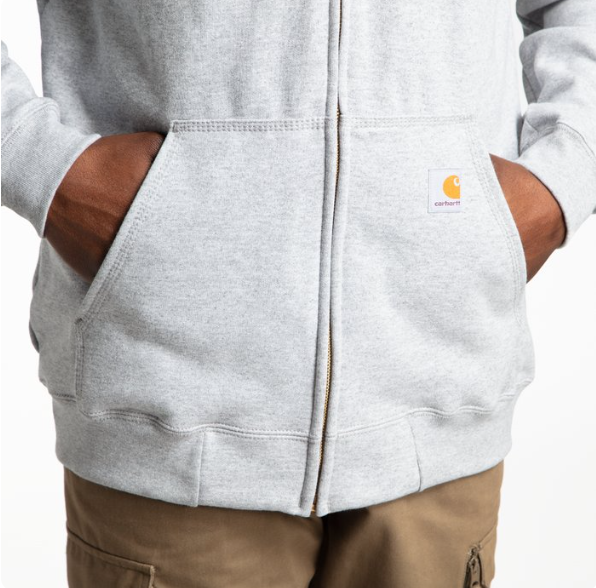 Carhartt® Loose-Fit Midweight Zip-Up Hoodie – Durable, Comfortable, and Ready for Any Task