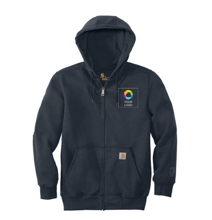 Carhartt® Rain Defender® Paxton Heavyweight Hooded Zip-Front Sweatshirt – Durable, Water-Repellent, and Built for Tough Conditions