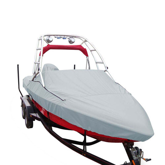 Carver Sun-DURA&reg; Specialty Boat Cover f/18.5&#39; Sterndrive V-Hull Runabouts w/Tower