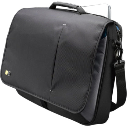 Case Logic Carrying Case (Messenger) For 17" Notebook, Accessories, Mouse, Ipod, Cell Phone, Pen - Black