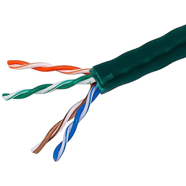 Cat5E Utp Solid (Cmr) - Green 1000Ft