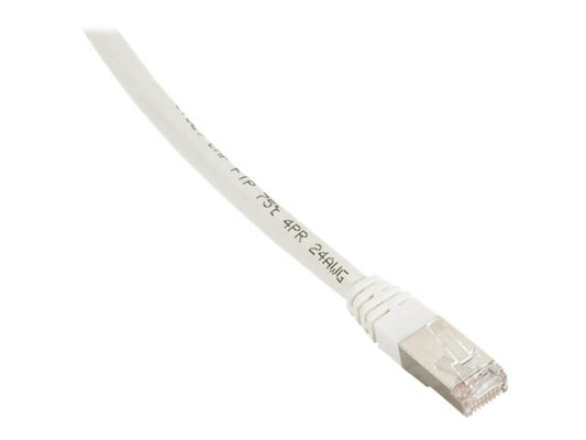 Cat6 400-Mhz Molded Boot Solid Ethernet Patch Cable-Shielded(F/Utp),Cmp Plenum(R Bbx-Evnsl0273Wh-0025